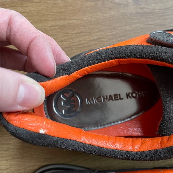 Michael Kors Alexandra Trainer - Neon Orange - Women's Size 9 - Picture 4 of 12